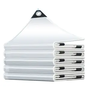 Multifunctional Waterproof Transparent Fabric with Sealing, Perfect for Garden, Yard, Chicken Coop, Porch Shade, Camping, Waterproof Cover