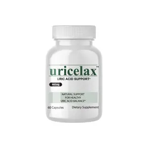 Uricelax Uric Acid Support 442mg - Natural Turmeric Bilberry Tart Cherry Formula for Healthy Uric Acid Balance 60 Capsules