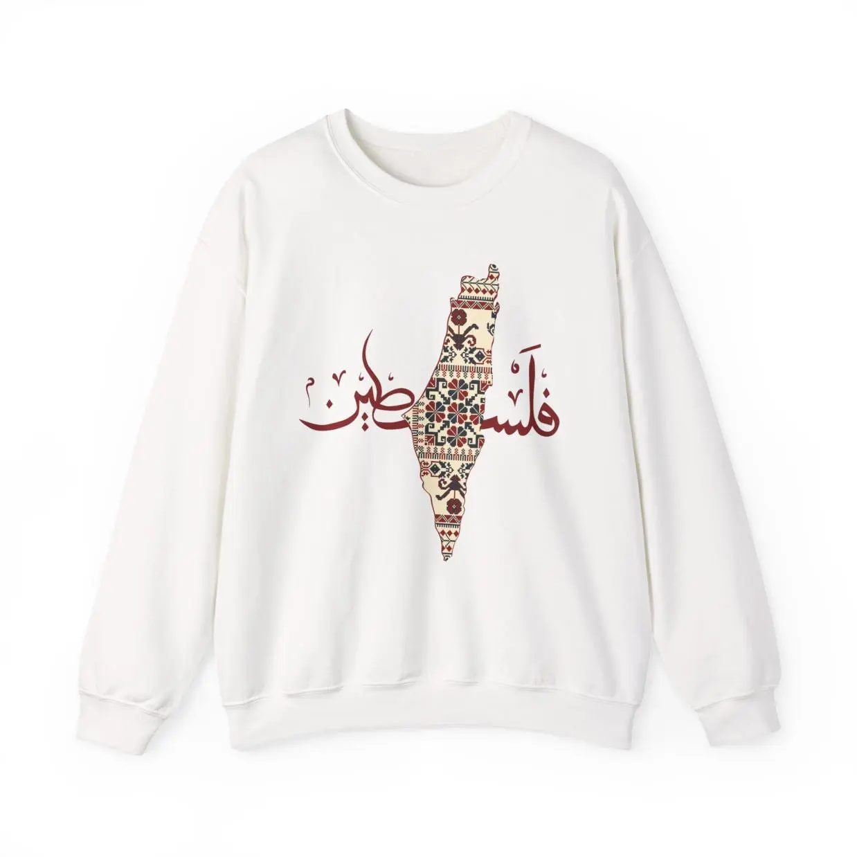 Palestine Traditional Shirt, Palestine Sweater, Free Palestine Indipendence Crewneck T-shirt, Sweatshirt Unisex Cotton Regular Size S-3XL