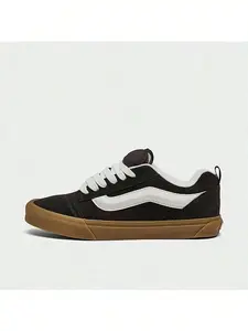 Vans Knu Skool Men's Casual Shoes Black / Gum