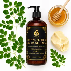 CG's Apothecary Royal Elixir Body Nectar – Botanical Shower Nectar with Moringa & Honey 8oz