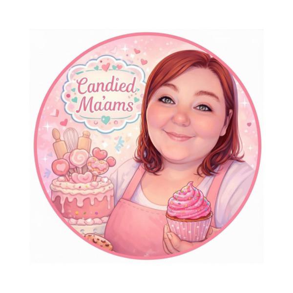 Handmade with Love Sticker - Thank You Design with Floral Motif and @reallygreatsite Branding