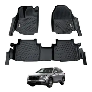 Honda CR-V– Next-Level Super Coverage Floor Mats (Include Hybrid Models, 2026, 2025, 2024, 2023) | Custom Fit, Durable TPE, All-Weather Protection, Full Set Car Essentials