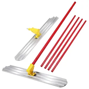 48"x8" Concrete Bull Float, Float Magnesium Concrete Finishing Tool, Professional Float Trowel with 3 72in Float Handles Bracket, Aluminum Alloy Cement Smoothing Tool Kit, for Walls, Road, DIY Project