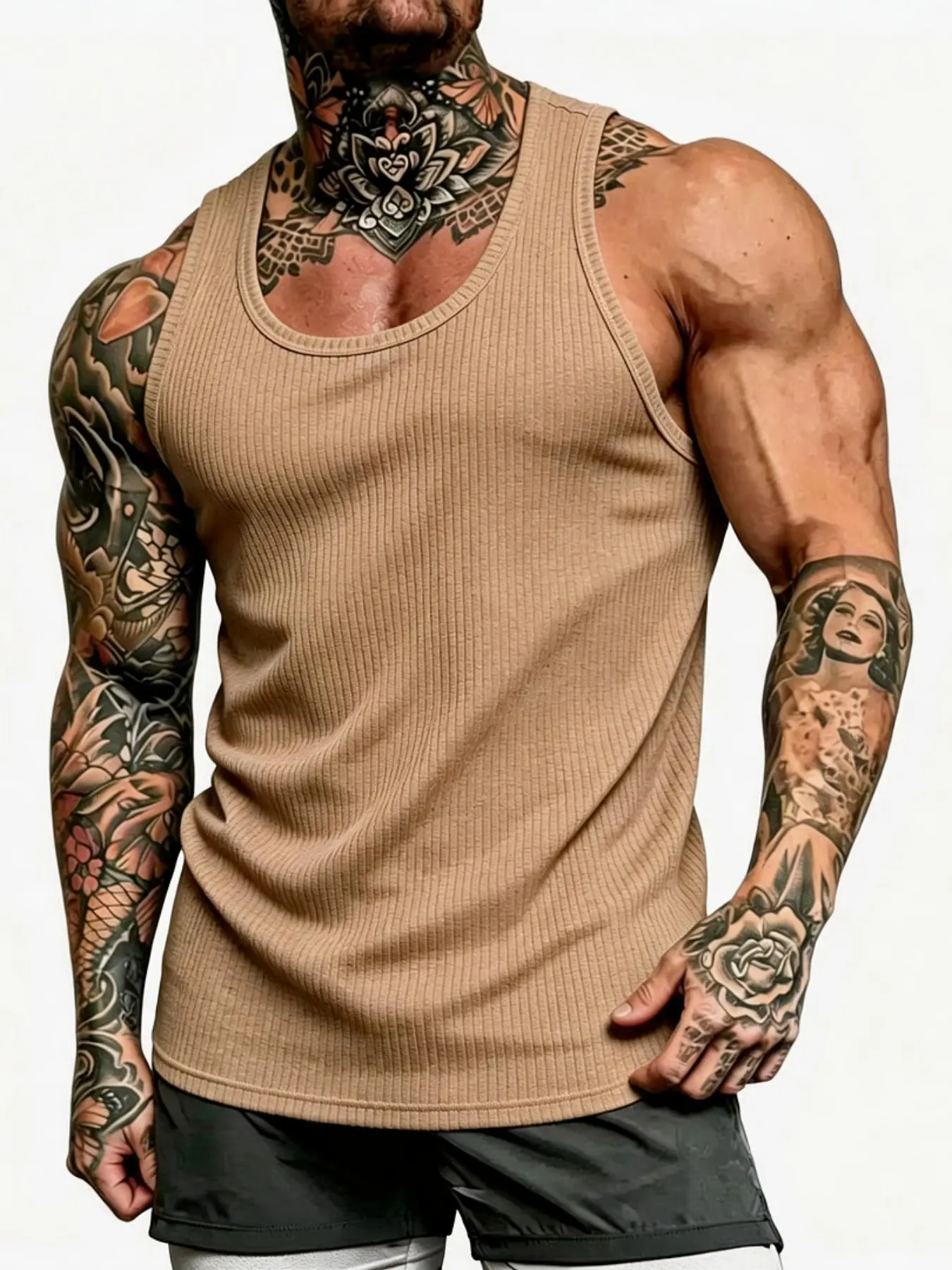 2026 Summer Fitness Training Vest Sports Singlet for Men, Plain Color Thin Workout Top, Workout Sleeveless Activewear, Casual Fitted Design, Ideal for Gym and Outdoor Activities, Sleeveless Sports Vests