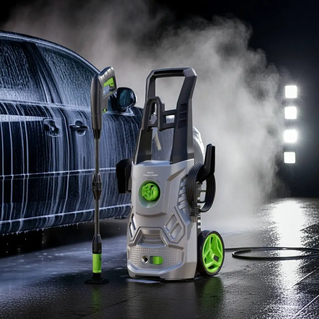 1600W 2.6 GPM 2600PSI Electric Pressure Washer with Foam Cannon for Cleaning Cars , Driveways, Decks, Fences, Patios & Outdoor Cleaning, 3 Wand Lengths Portable Pressure Cleaner dealforyourday