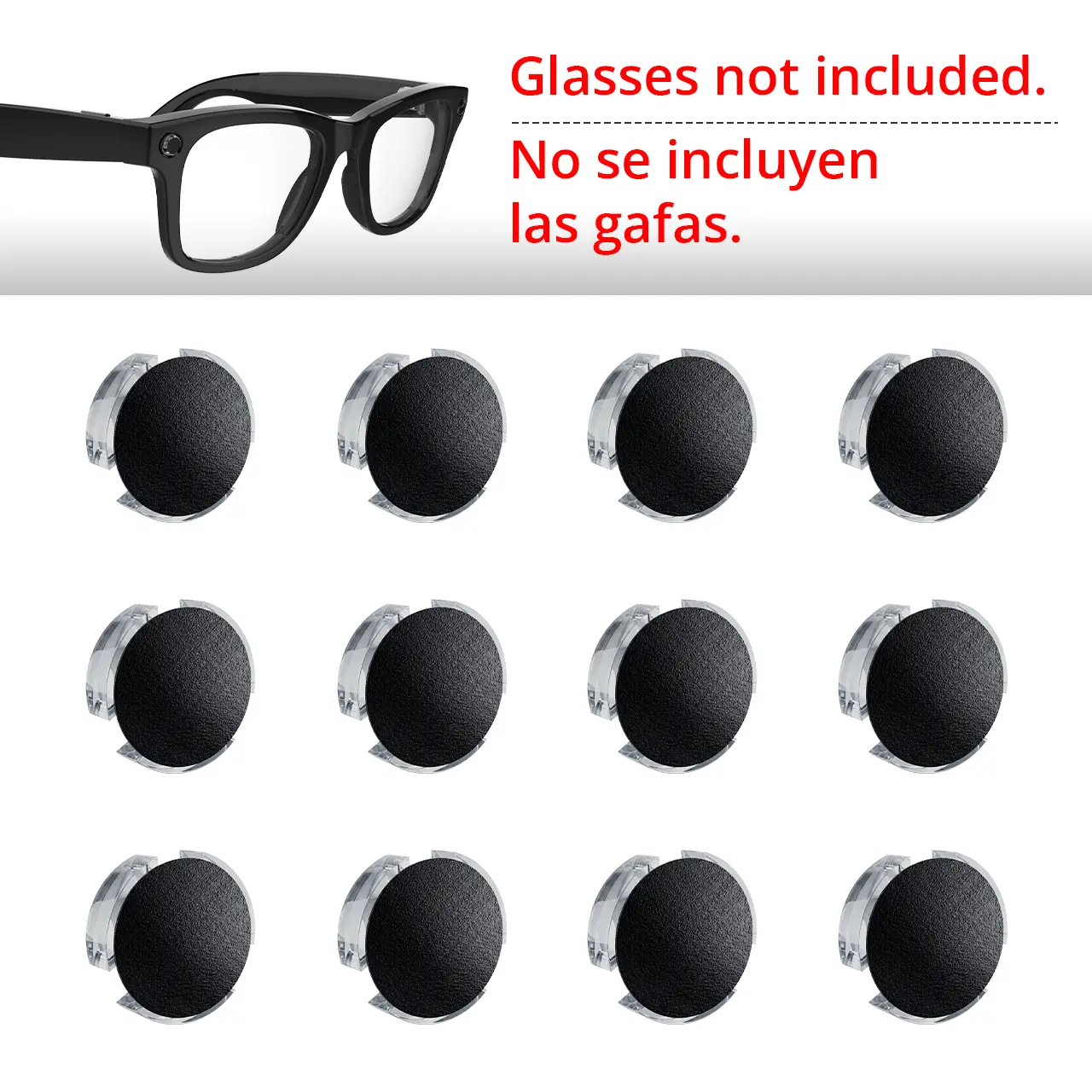 SummerVibes Hibloks Adhesives for Ray-Ban Meta & Gen 2 Wayfarer RW4012/RW4008/RW4006, Skyler Headliner & Oakley Meta HSTN Smart Glasses - Low-Tack Adhesive Shading Sticker for Adults, Easy to Apply, Enhanced Glasses Protection, LED Light Blocking, Lightwe