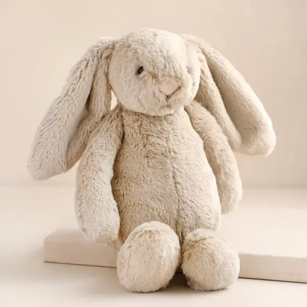 Jellycat Bashful Bunny Beige Animal Plush, Large 16 inches / 40 cm - Rabbit & Bunny Plush - Classic Gift