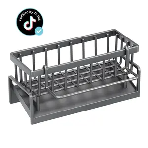 Accessories Kitchen Sink Drying Rack ,Metal Sponge Drain Holder,Multifunctional Storage Rack for Home, Storage Organizer, Household Essentials, Fall Decor, Kitchen Gadgets,gift for Mother's day