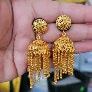 Pinjada jhumki earrings set