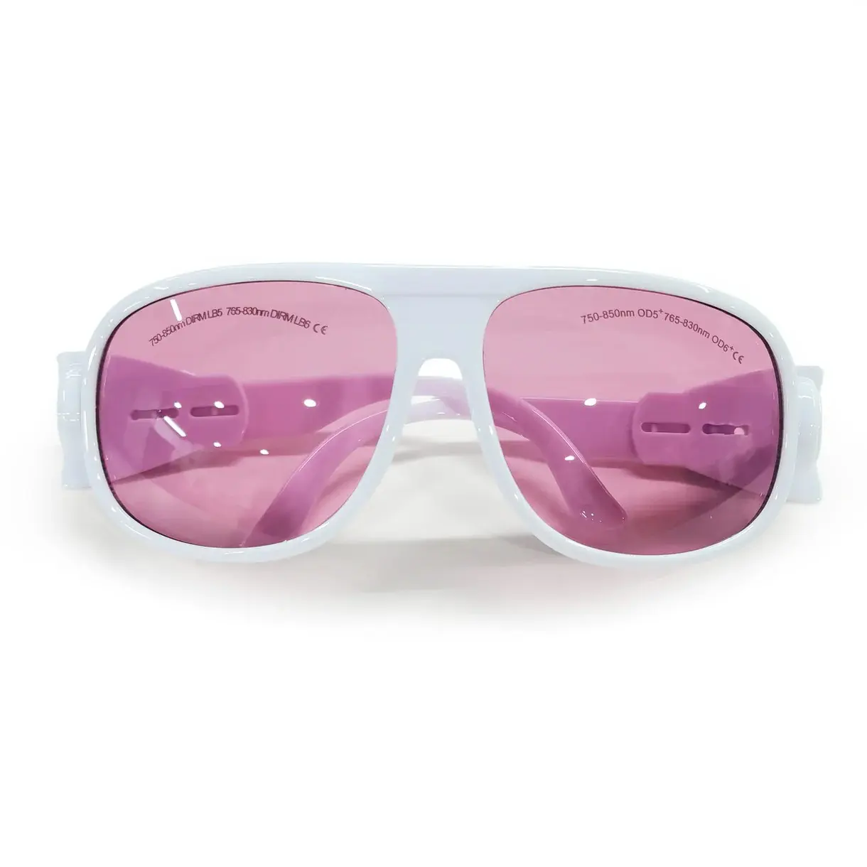 MCWlaser OD6+ Laser Eye Protection Goggles, UV/IR Shielding for 755nm-1100nm Diode & IPL Lasers, CE Certified Aviator & Wrap-Around Styles, Safe for Salon Use & Laser Engraving Work.