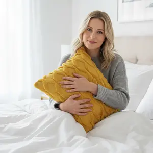 18"x18" Throw Pillow FULL set of cover and insert  Wide Variety of Colors reversable