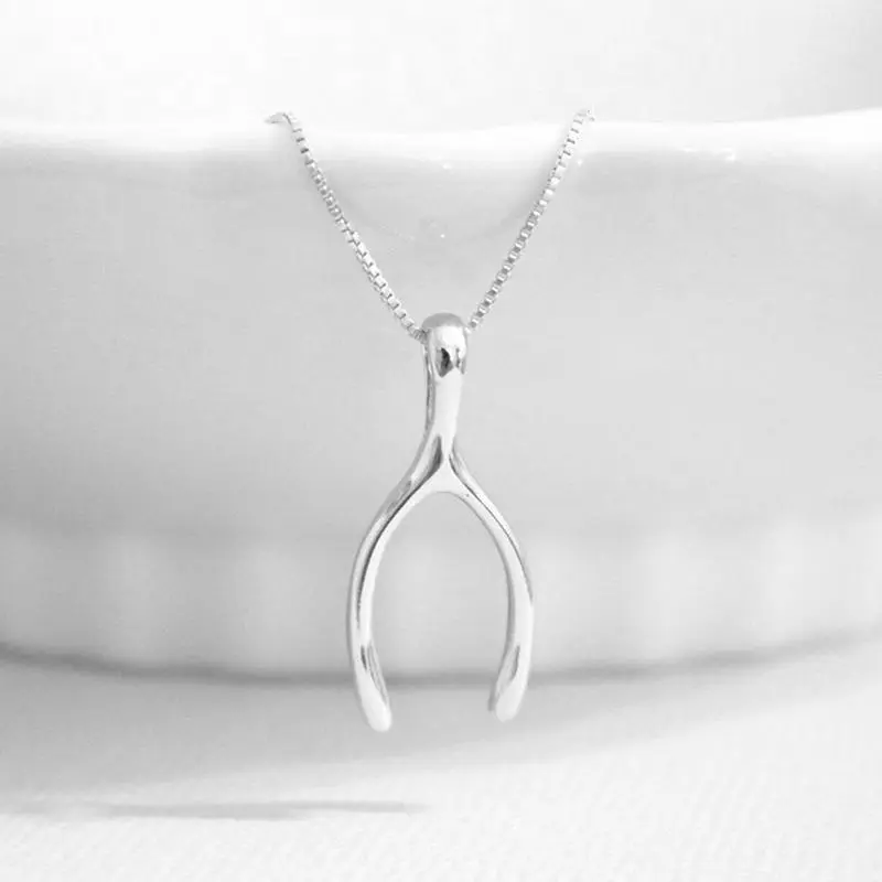 Women's Unbreakable Wishbone Turkey Sternum Shaped Personalized Artistic Chain Jewelry Statement Necklace, Couple Love Gift for Party Wear, Personalized Statement Necklace, Artistic Statement Necklaces