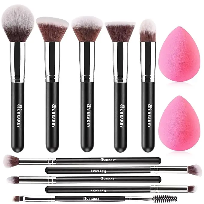 BEAKEY Makeup Brush Set Glam Blend