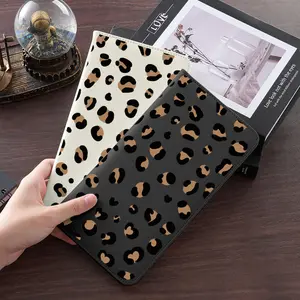 Car registration and insurance card holder with multiple compartments for important documents,driver's license,cards,document holder, Travel document holder,for registration,insurance,driver's license,car ID card holder,coin purse, Leopard