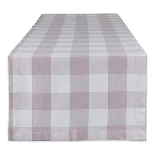 Design Imports Buffalo Check Table Runner - 14" x 108"