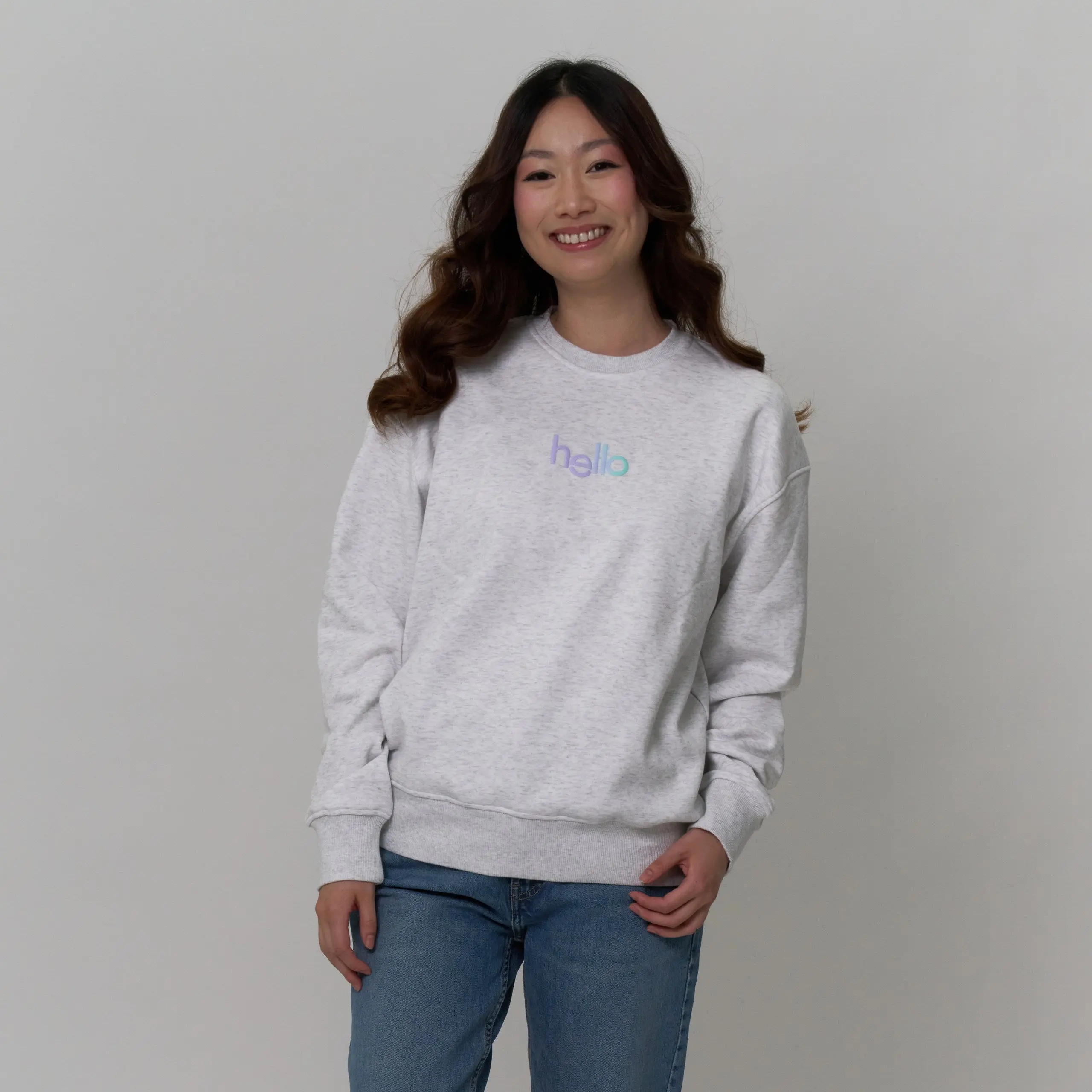hello everyday yay sweatshirt