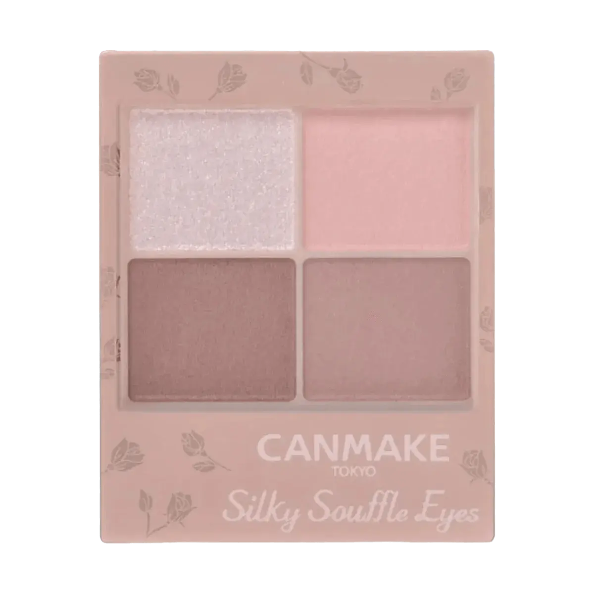 CANMAKE Tokyo Ballet Pink Soufflé Eyeshadow Palette - Shimmer Matte Blend, 3.8g, M07 Gentle Dewy Pink