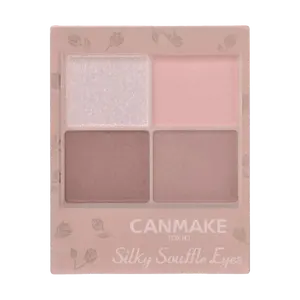CANMAKE Tokyo Ballet Pink Soufflé Eyeshadow Palette - Shimmer Matte Blend, 3.8g, M07 Gentle Dewy Pink