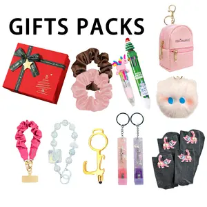 Promake Massive Kawaii Accessory & Stationery Set: Mini Backpack, Keychains, Scrunchies, Pens & Holiday Surprises - Perfect Gift Bundle for Students & Friends