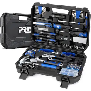 229- Hand Tool Set - Portable Tool Box with Essential Household Tools,  for  Maintenance, DIY Projects, and Daily Repairs