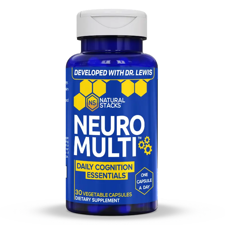 NeuroMulti - Brain support multivitamin. 10 ingredients in NeuroMulti offers real brain support, without overthinking it.*