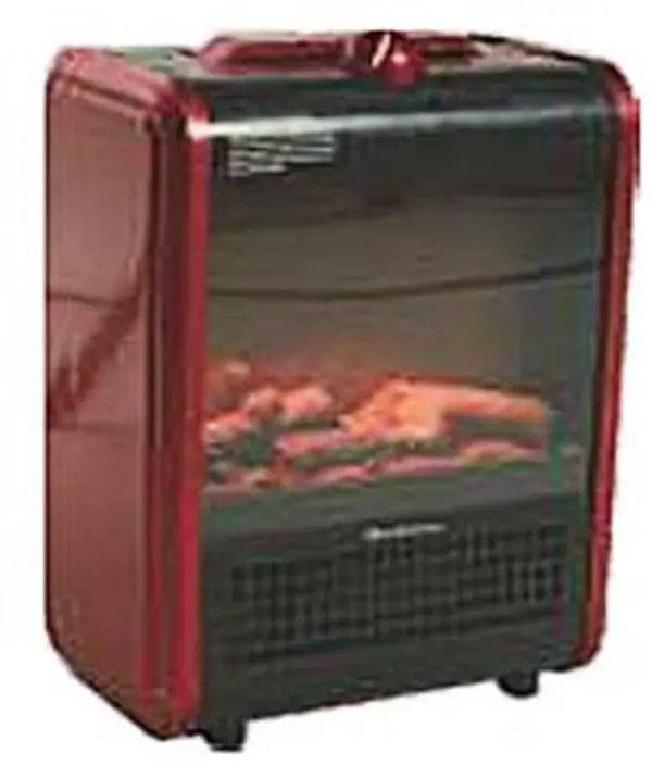 Electric Flame Effect Mini Fireplace Heater