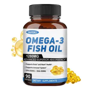 Taoters Omega 3 Fish Oil Health Supplement,Support Heart,Joint,Bone,Eyes Health