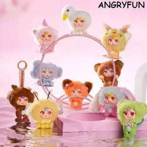 ANGRYFUN Kawaii Fantasy Animal Plush Toy Blind Box with Wings and Horns – Soft Mythical Creature Stuffed Animal for Kids, Collectors and Room Decor, 9 Styles