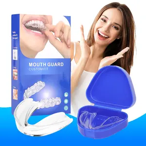Nighttime Dental Guard - ComfortableMouth Guard for Bruxism - CustomFitted Protection for Teeth Grinding andJaw Clenching Plus Storage Case，stop snoring
