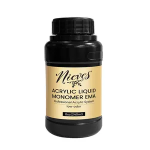 Nieves Acrylic Liquid Monomer EMA – 8oz (240ml) Nail Extension Nail Gel Kit