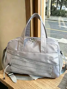 Large Capacity Dry Wet Separated Sports Gym Bag, Oxford Fabric Shoulder Crossbody Travel Bag, Unisex Lightweight Business Storage Tote