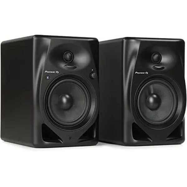 Pioneer DJ DM-50D-BT 5-inch Desktop Active Monitor Speaker Pair with Bluetooth - Black (Open Box)