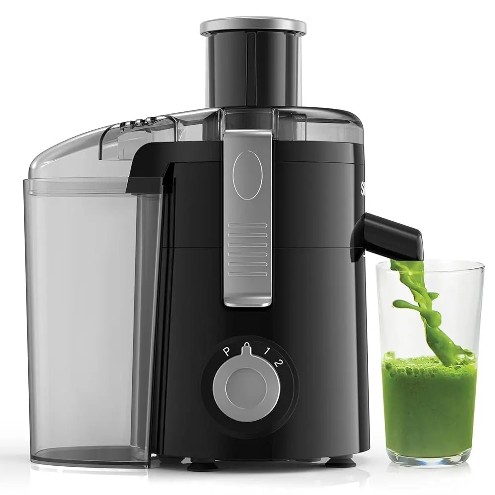 SiFENE 400W/800W/1000W Juicer with Larger 3.2" Feed Chute, Centrifugal Juice Extractor Maker with Sharp blades, Fast juice extraction, BPA-Free