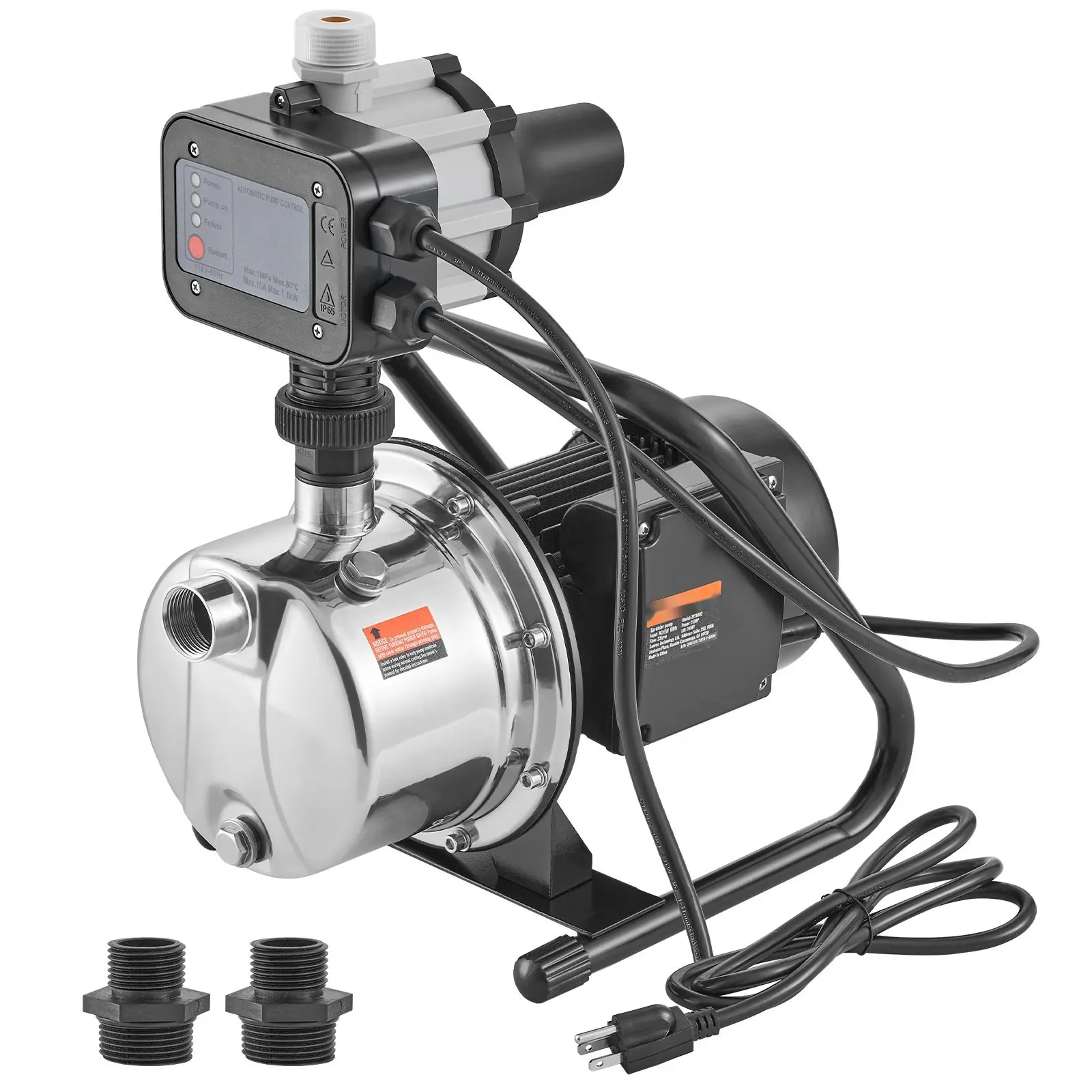 Shallow Well Jet Pump Portable Water Pump With Auto Controller, 1 HP, 1200 GPH, 164 ft Lift, Ideal For Garden Irrigation And Domestic Water Supply, Easy Setup, Durable Cast Iron Body, Lightweight Yet Reliable Performance