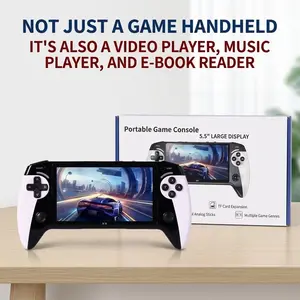 Classic Game Console X9, Supports Eight Classic Emulators, 5.5 Inch HD Screen, New Flagship Chip, Performance Boost over 80%