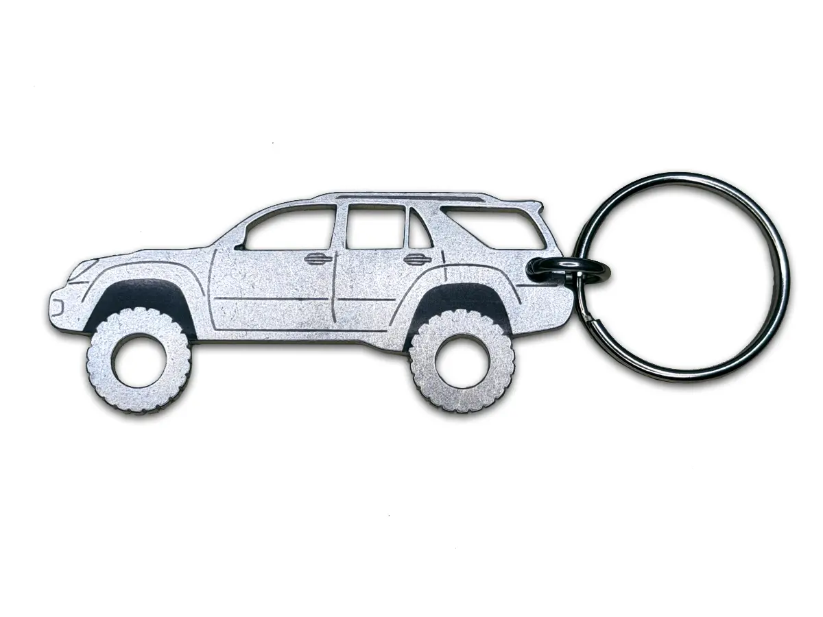 Stainless Steel Keychain to fit Toyota 4Runner 2003-2024
