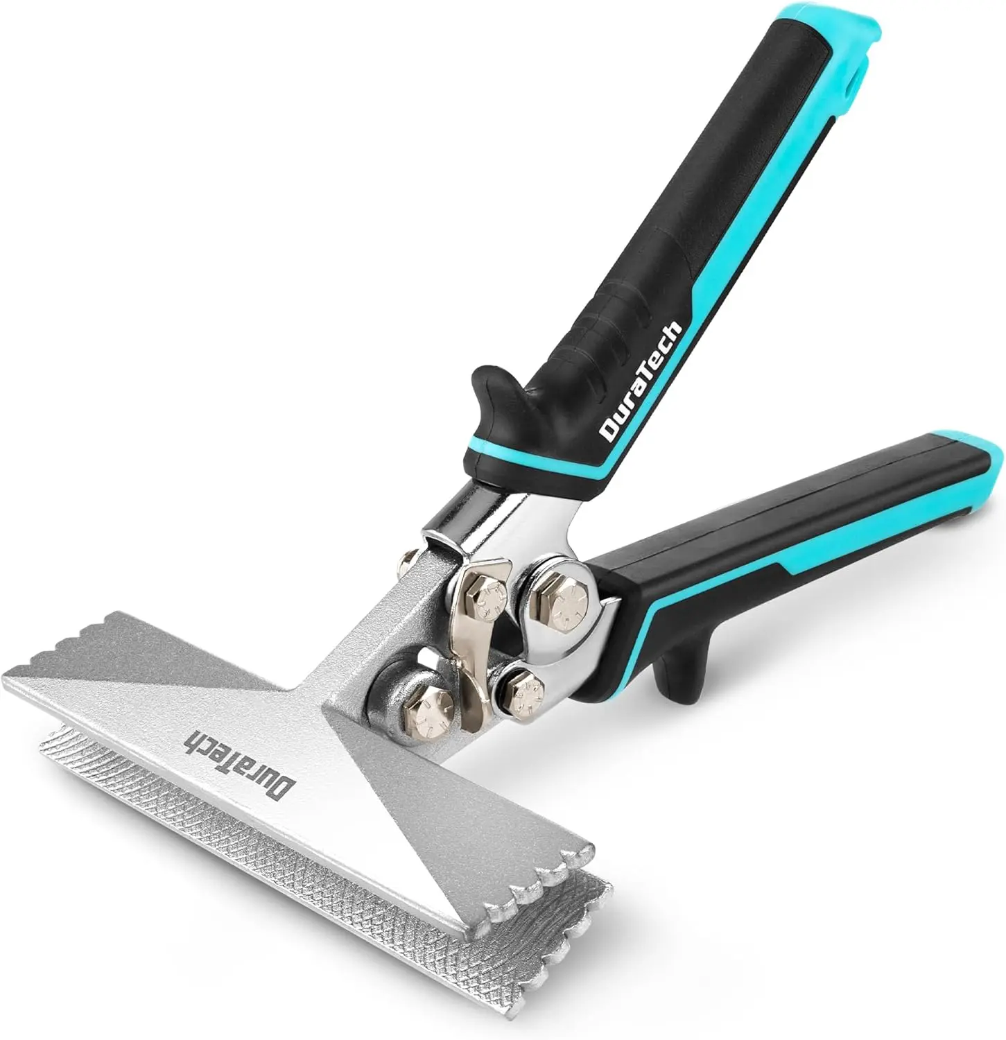 #fathersdaygift DURATECH  Sheet Metal Bender, Hand Seamers Sheet Metal Tools with Ergonomic TPR Handle, Straight Jaw Metal Bending Pliers for Bending, Seaming and Flattening Metal