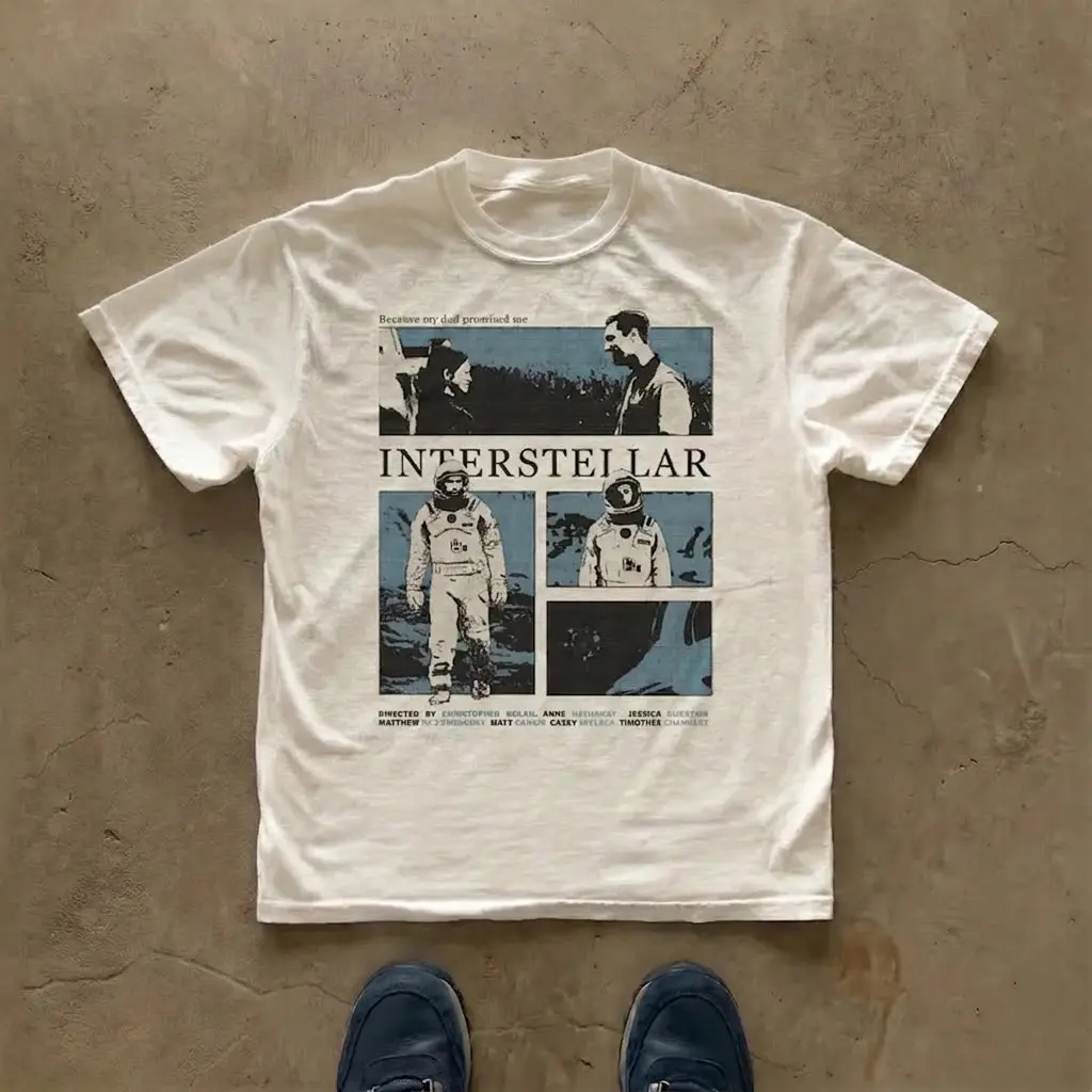 Interstellar Movie Poster T-Shirt | Graphic Tee