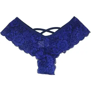 4 Pack Women Sexy Lace Underwear Lingerie Panties G-String Brief Thong Plus Size