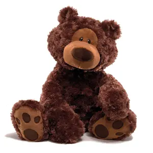 GUND Forever Friends Promise: Philbin Classic Teddy Bear, Premium Stuffed Animal for Ages 1 and Up, Chocolate Brown, 12”