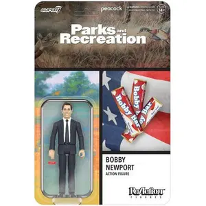 Super7 - Parks And Recreation - ReAction Wv3 - Bobby Newport  [COLLECTIBLES] Action figurine/statue, figurine/statue, Collectible