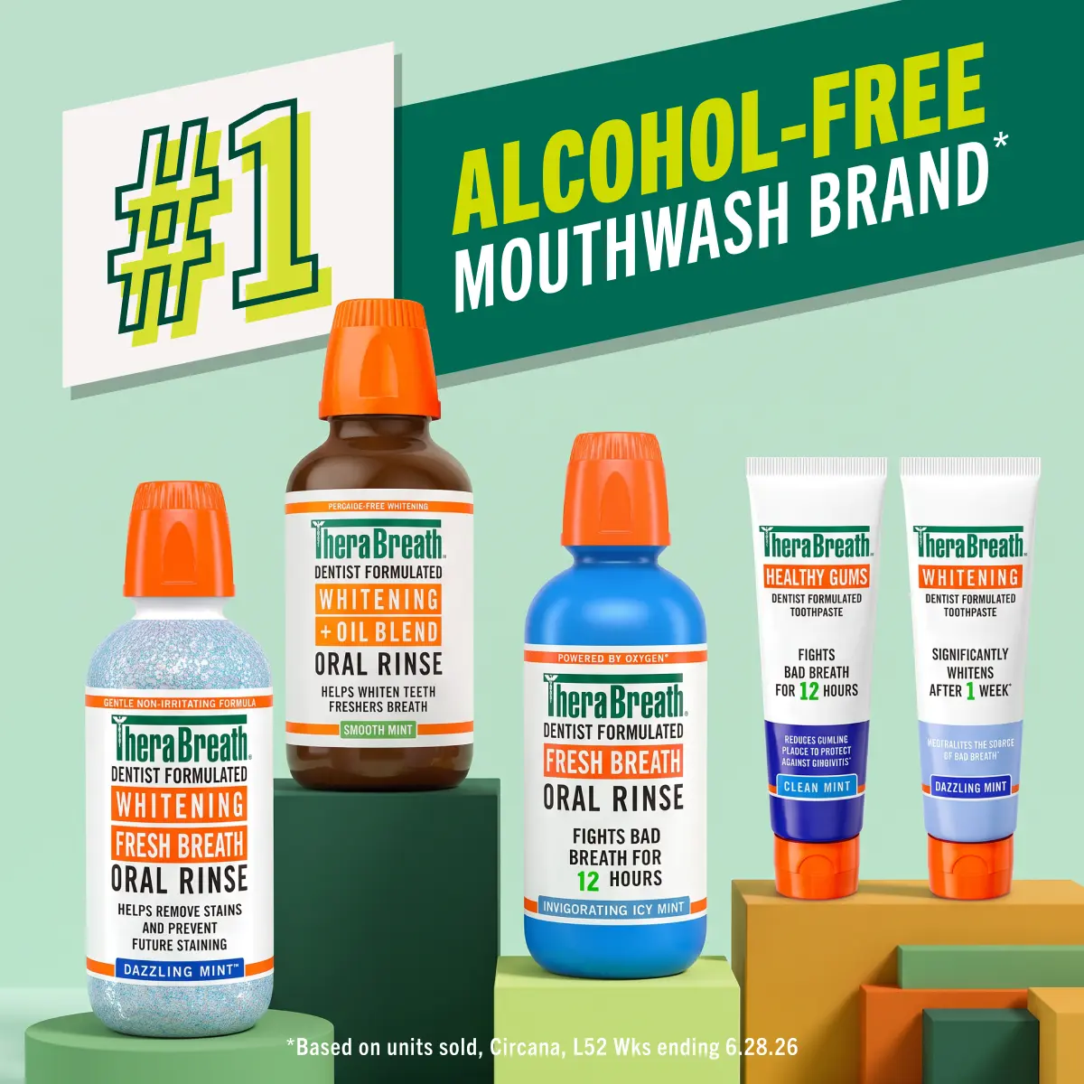 TheraBreath Mouthwash and Toothpaste Bundle | Icy Mint, Whitening Oil, Gum Care TheraBreath Mouthwash and Toothpaste Bundle | Icy Mint, Whitening Oil, Gum Care