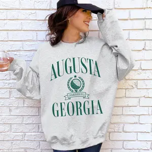 Augusta, Georgia Crewneck Sweatshirt | Vintage Golfing Pullover, National Golf Club Top | Golfer Gift