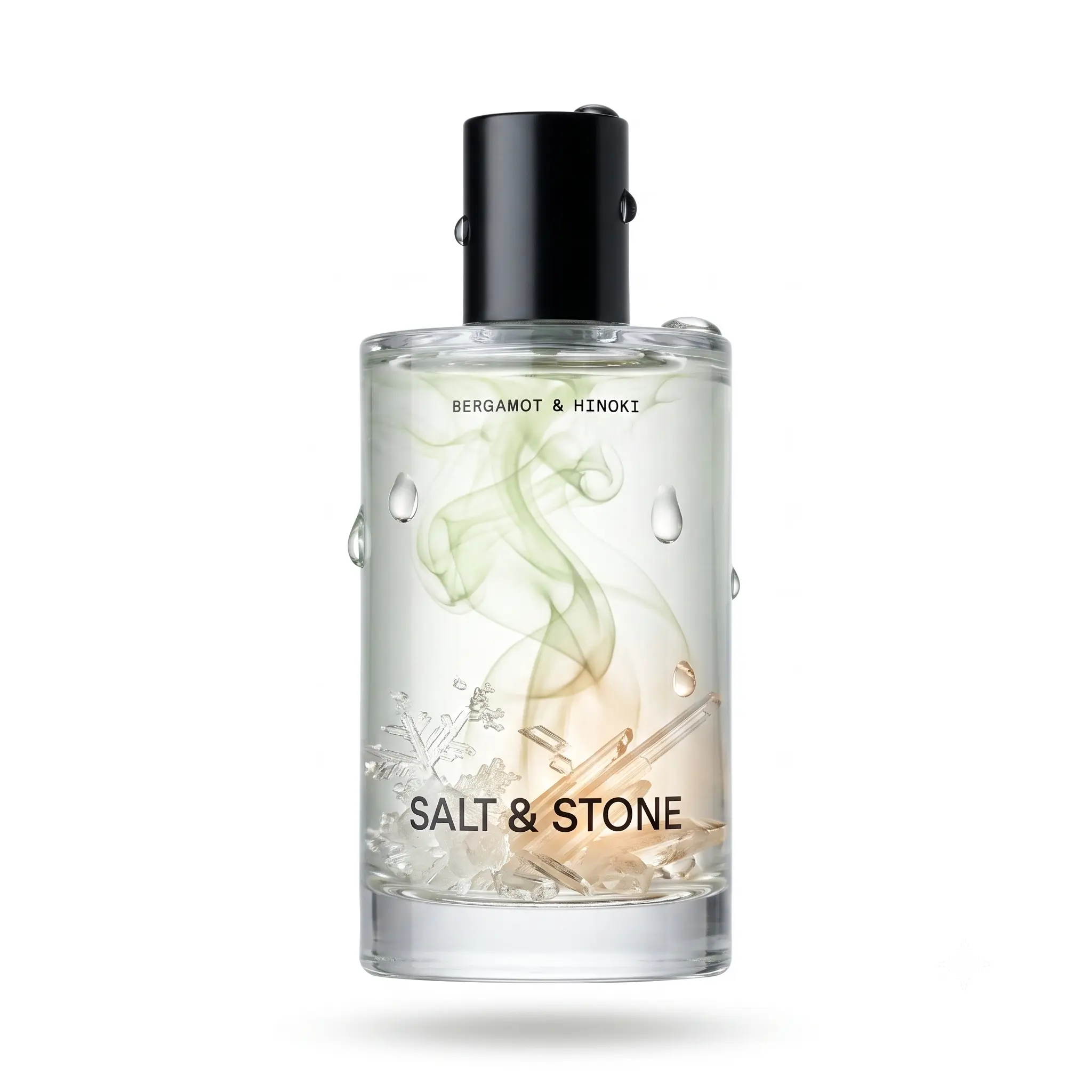 Bergamot & Hinoki Perfume - Fresh Citrus Woody Unisex Fragrance, Clean Minimalist Cologne for Men & Women