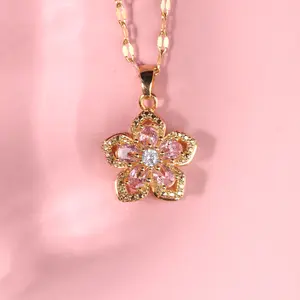 Princess Rapunzel Necklace | Spinning Sundrop Flower Necklace | Stress Relief Tangled Jewelry | Magical Gift for Disney Fans