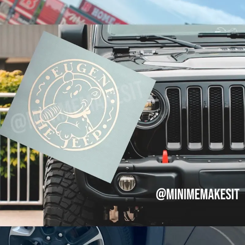 Eugene The Jeep Decal