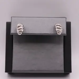 Sterling Silver Earrings - Plain Shells