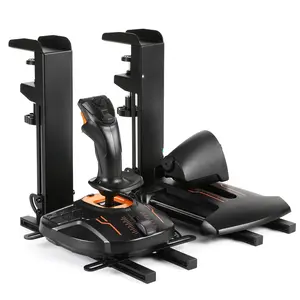 Hotas Mount for  X56,X52,X52 Pro, Throttle and Hotas Systems for Thrustmaster T Flight HOTAS,Thrustmaster T.16000M, Thrustmaster TCA,Hotas Desk Mount for The Flight Sim  Joystick