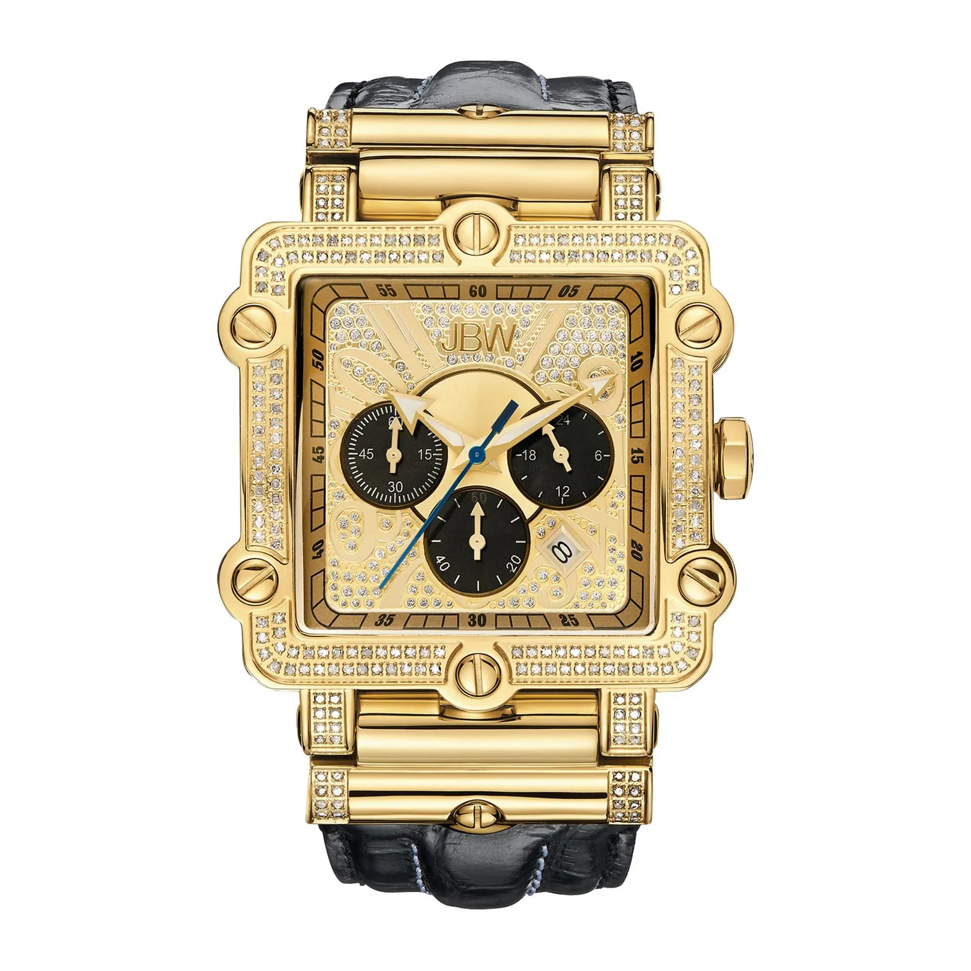 JBW Men's Phantom Gold-Plated Stainless Watch